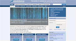 Desktop Screenshot of eoddata.com